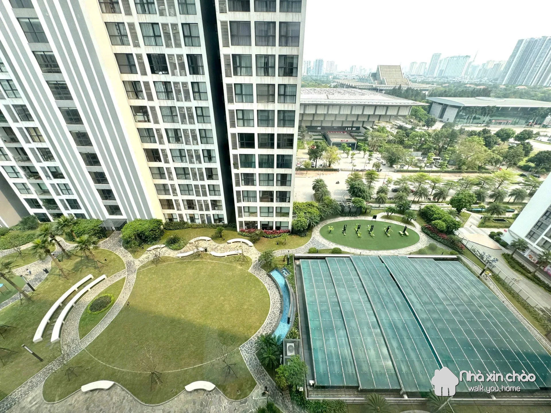 Cho thuê căn hộ 2PN Vinhomes West Point – Giá 23 Tr/th – Mã NXC60616 - Hình 4
