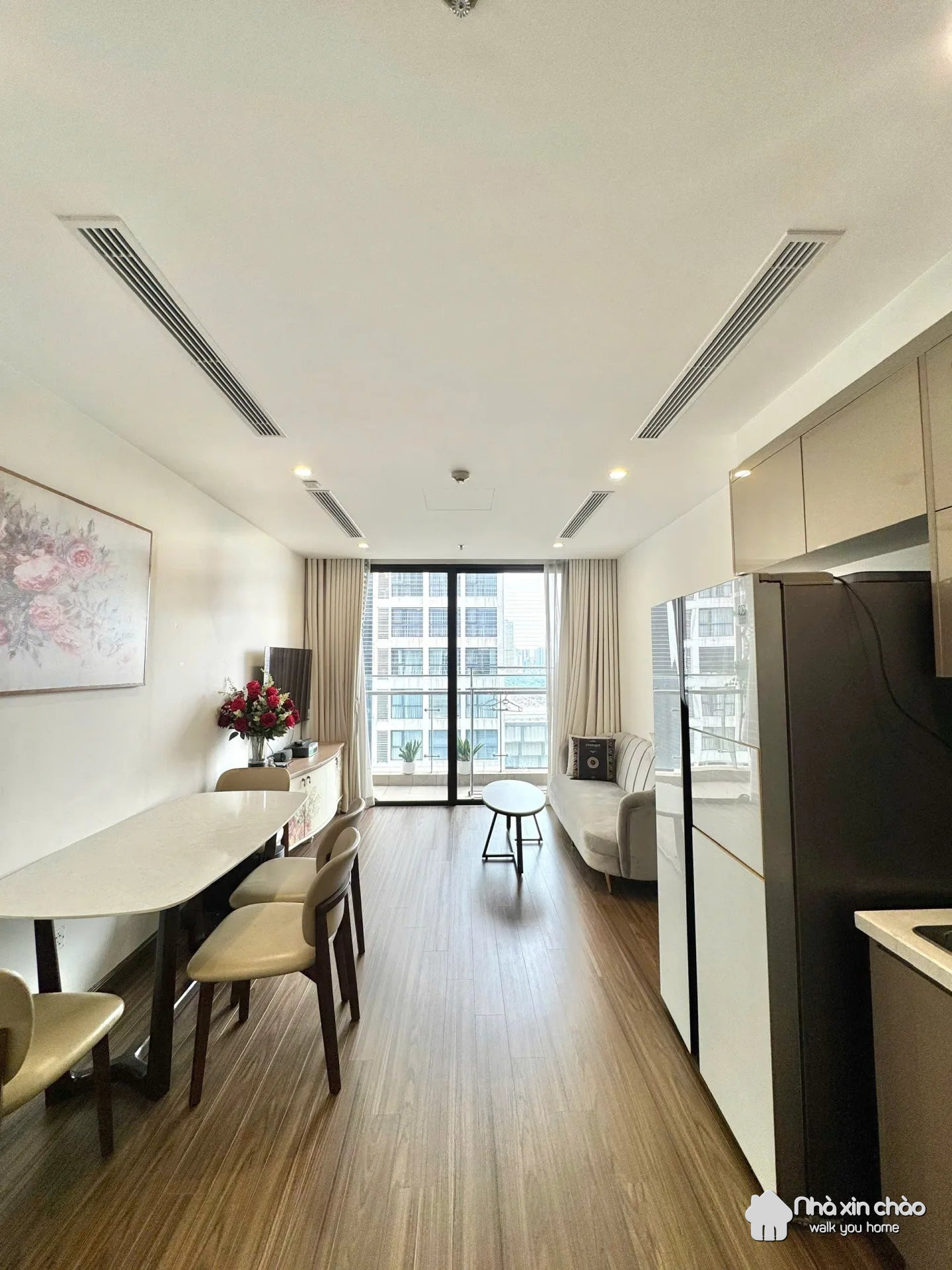 Cho thuê căn hộ 2PN Vinhomes West Point – Giá 23 Tr/th – Mã NXC60616