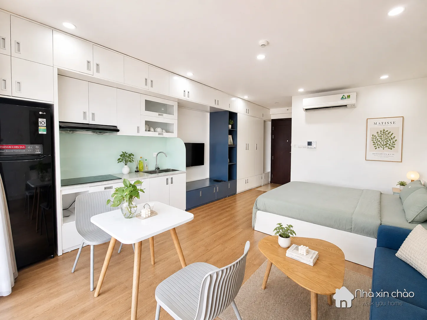 Cho thuê căn hộ d’capitale – full nội thất đẹp, view city cực thoáng. Giá 14tr/th