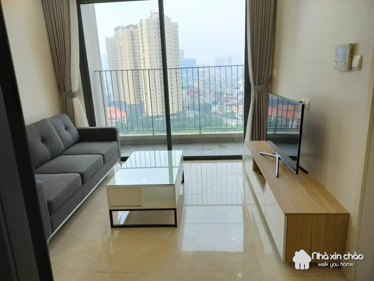 Cho thuê căn hộ 2pn2vs full nội thất – view city – d'capitale– mã nxc85851