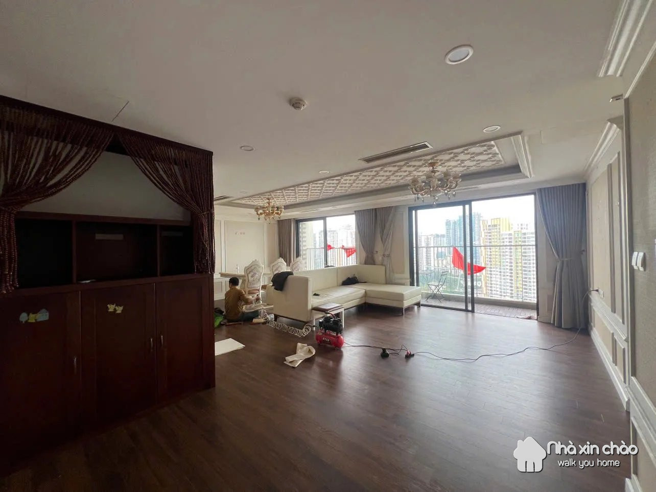 Cho thuê căn hộ 5PN ( Dạng Đập Thông ) Vinhomes D'Capitale – Giá 45 Tr/th – Mã NXC82153
