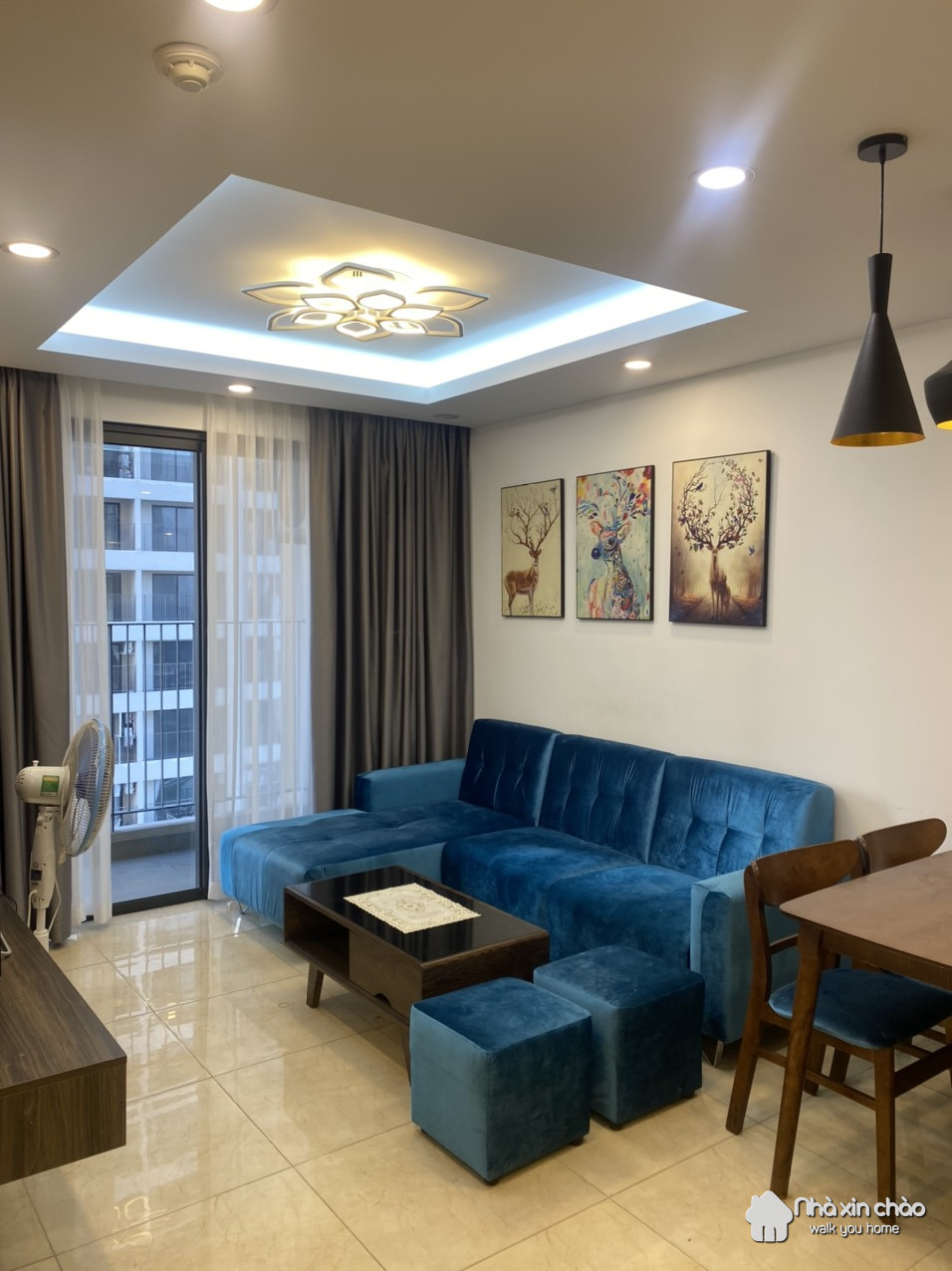 Cho thuê căn hộ 2PN2VS Vinhomes D'Capitale – Giá 20 Tr/th – Mã NXC19120