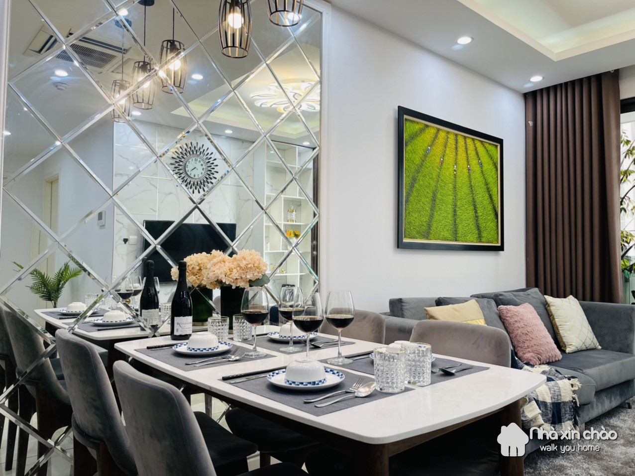Cho thuê căn hộ 2n2wc full nội thất – vinhomes d’capitale – mã nxc30440 - Hình 3
