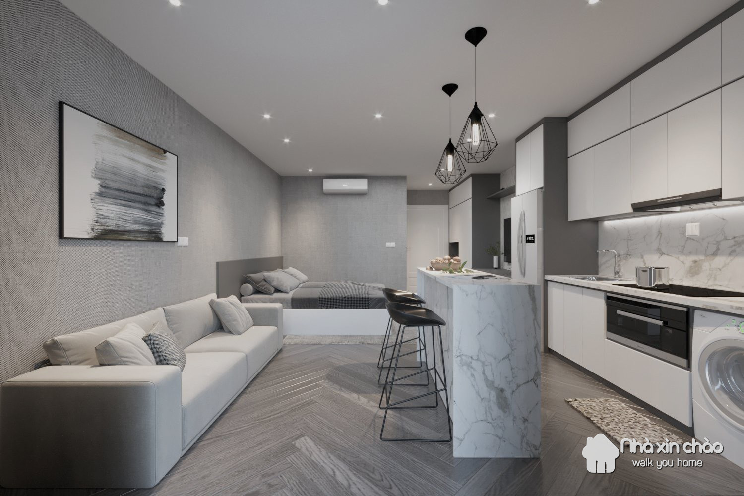 Thuê Studio siuuu đẹpppp. Giá 14tr/tháng tại D'capitale Trần Duy Hưng - Hình 2