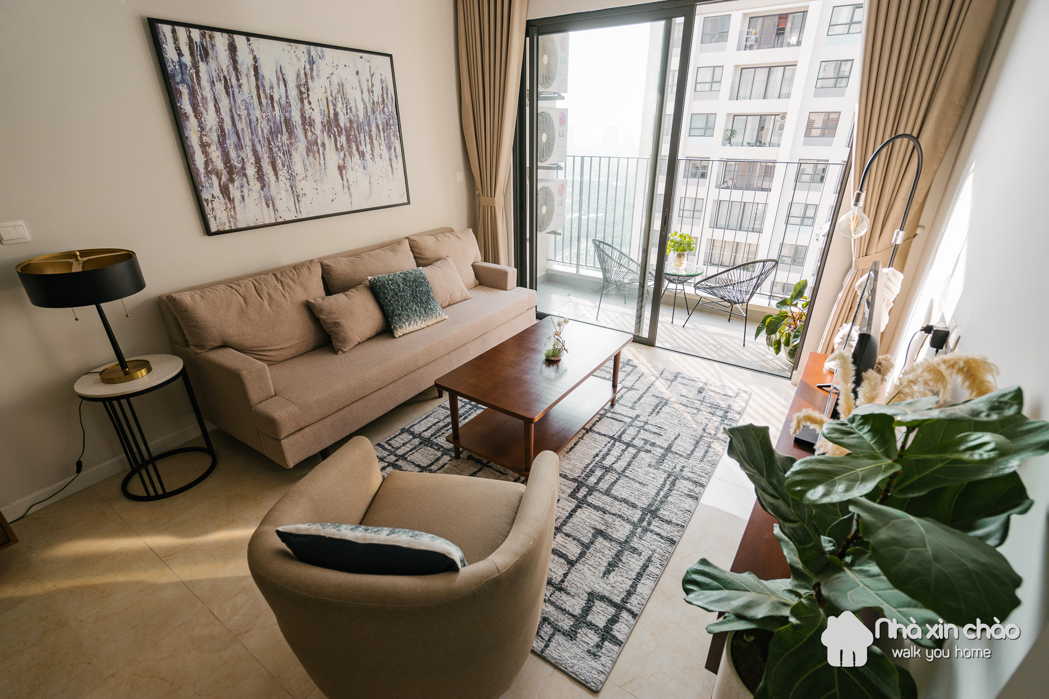 Cho thuê căn hộ 2n1vs full nội thất – 50m² – vinhomes d’capitale – mã nxc75662