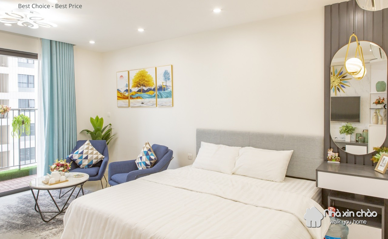 Studio view hồ – full nội thất – 33m² – 15tr/tháng – mã nxc77495