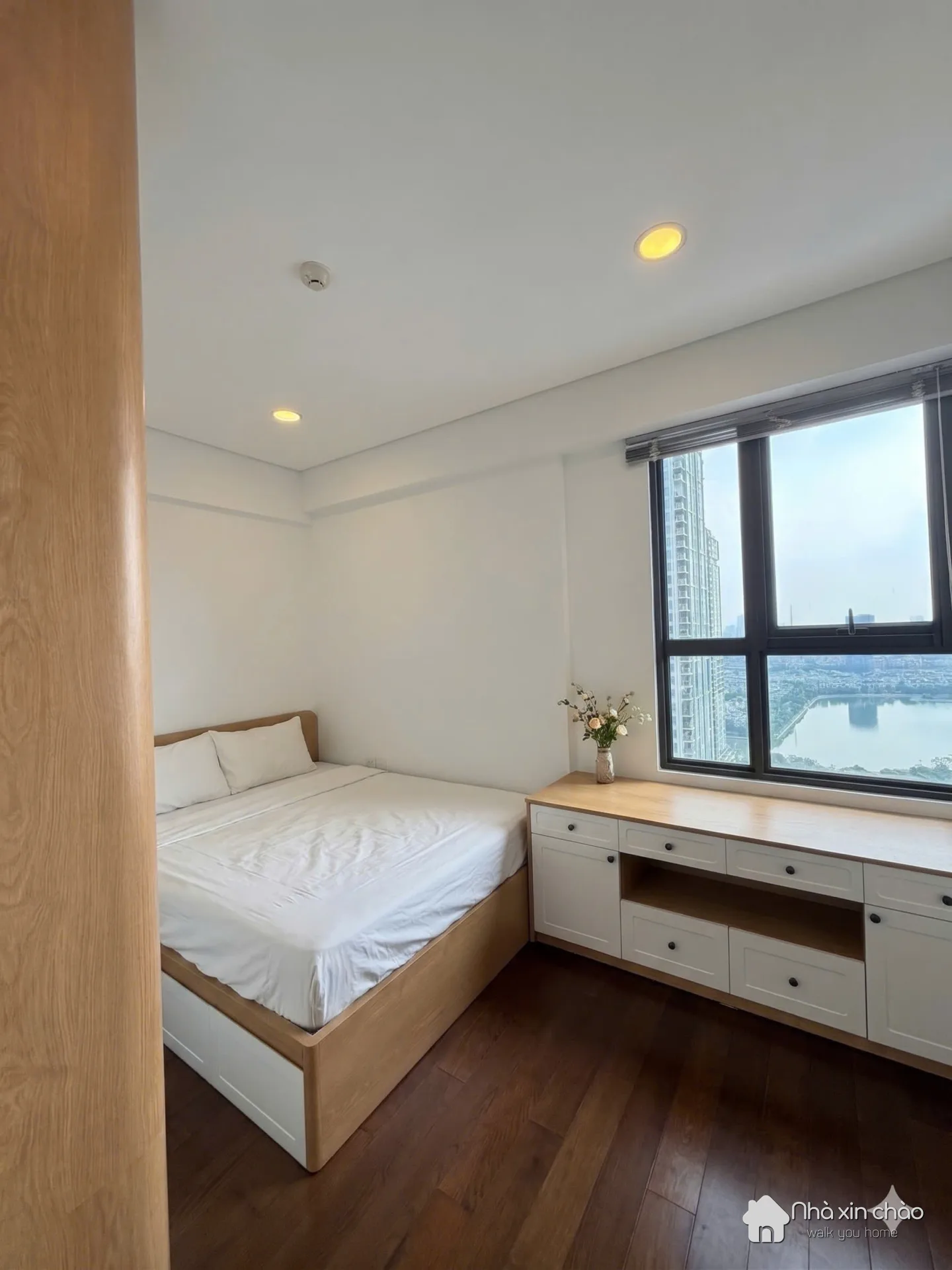 Căn hộ 2n1vs tầng đẹp c2 d’capitale – full đồ, vào ở ngay, chỉ 18 triệu/tháng! - Hình 3