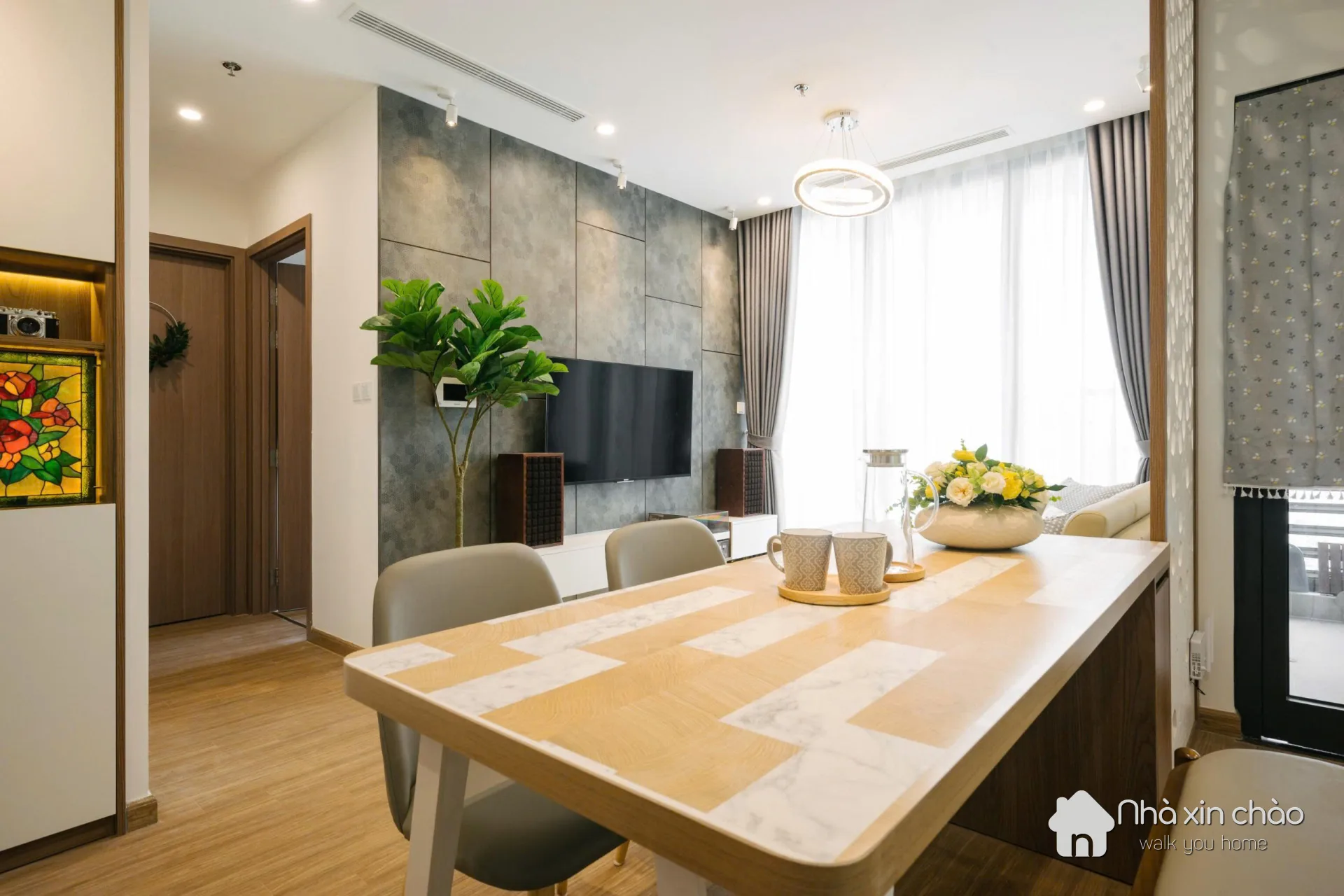 Bán 2 ngủ Vinhomes Skylake Phạm Hùng, nội thất đẹp, giá 7.5 tỷ, tầng trung đẹp không lỗi 70m2 - Thumbnail 6