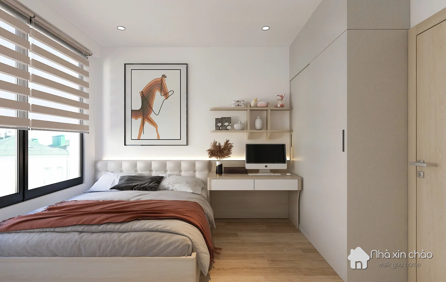 Cho thuê căn hộ 2 ngủ 2 vệ sinh 76m2 full nội thất tại Lumi Hà Nội - Căn mới hoàn thiện nội thất - Thumbnail 6