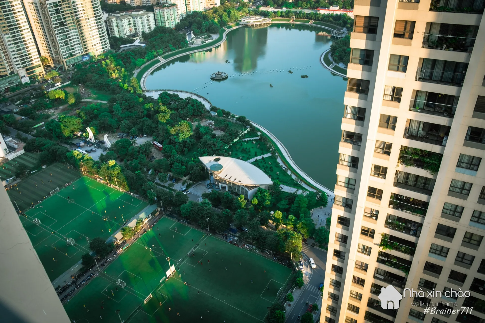 Studio view hồ tầng cao – full nội thất – d’capitale c2 - Hình 5