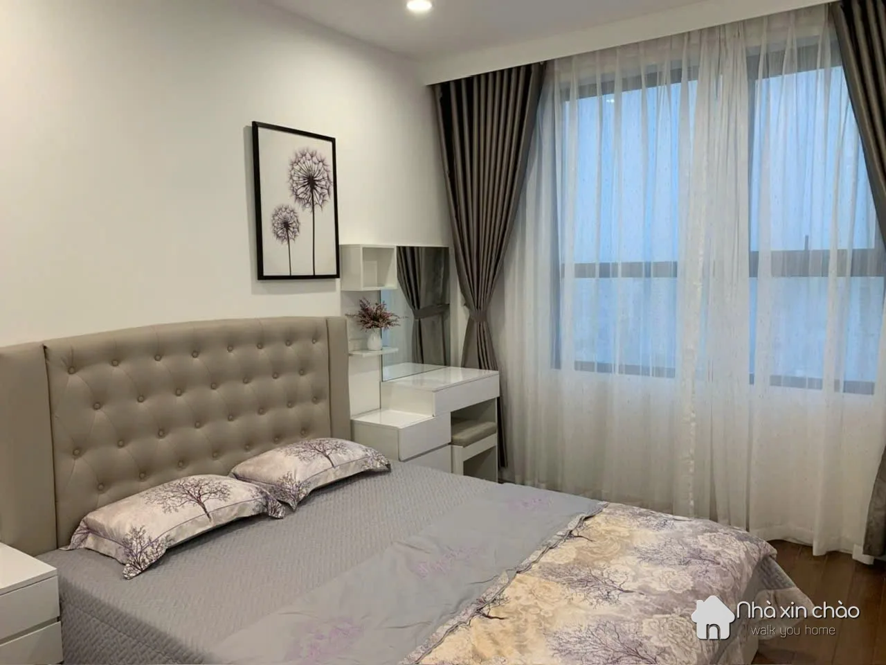 Cho thuê 2n2vs view hồ, tầng cao đẹp – c1 d’capitale, chỉ 22tr/tháng! - Hình 4
