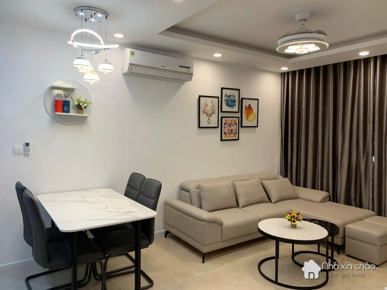 Cho thuê 2n2vs view hồ, tầng cao đẹp – c1 d’capitale, chỉ 22tr/tháng!