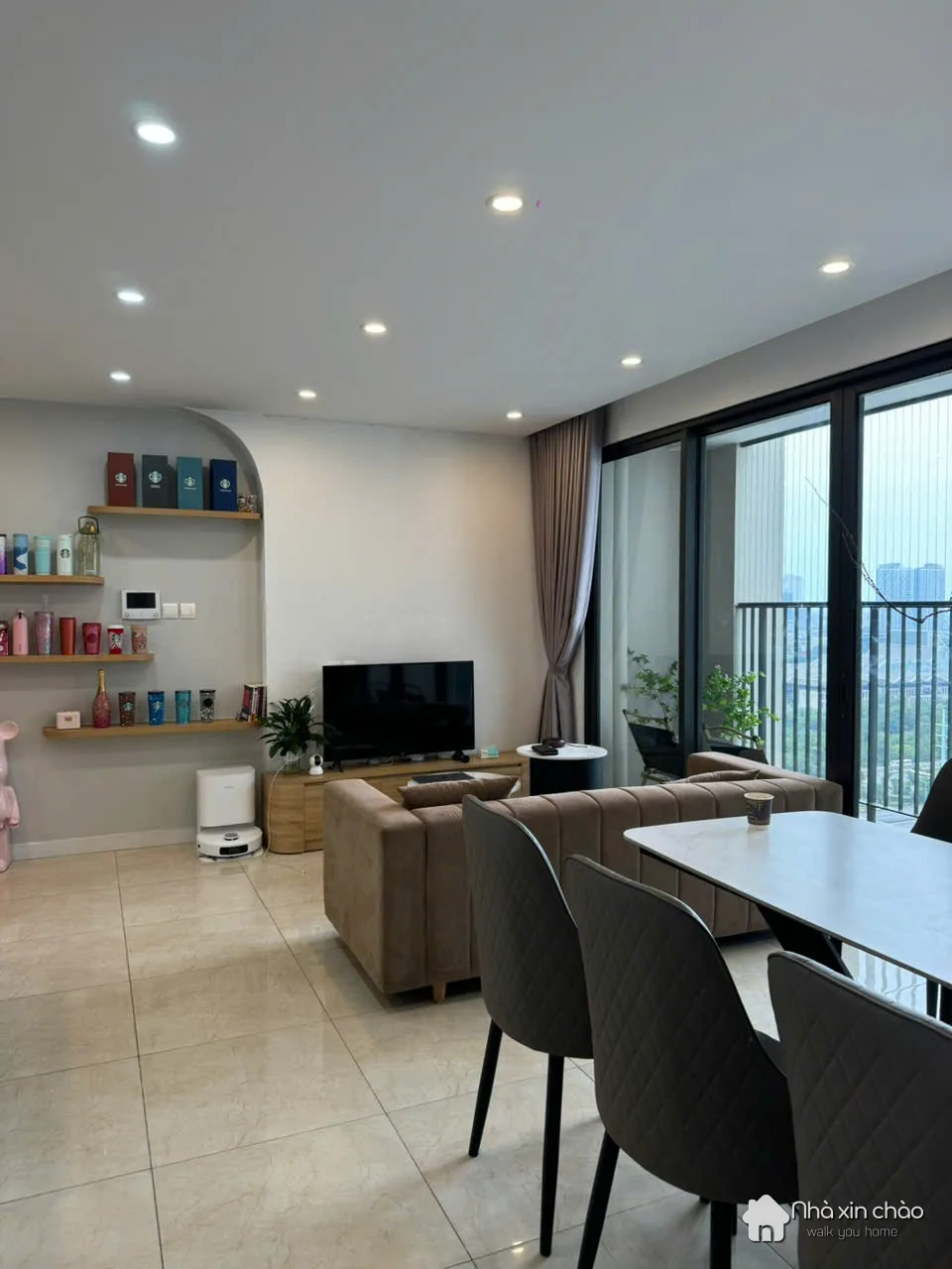 Giá tốt quá, căn 3 ngủ cho thuê tại D'Capitale. Giá thật, nội thất đẹp chỉ 25tr/tháng - Thumbnail 7