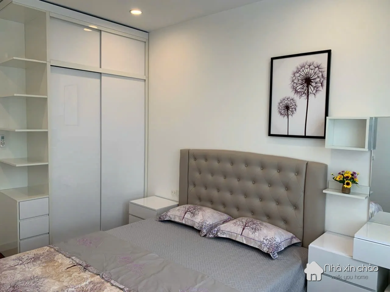 Cho thuê 2n2vs view hồ, tầng cao đẹp – c1 d’capitale, chỉ 22tr/tháng! - Hình 5
