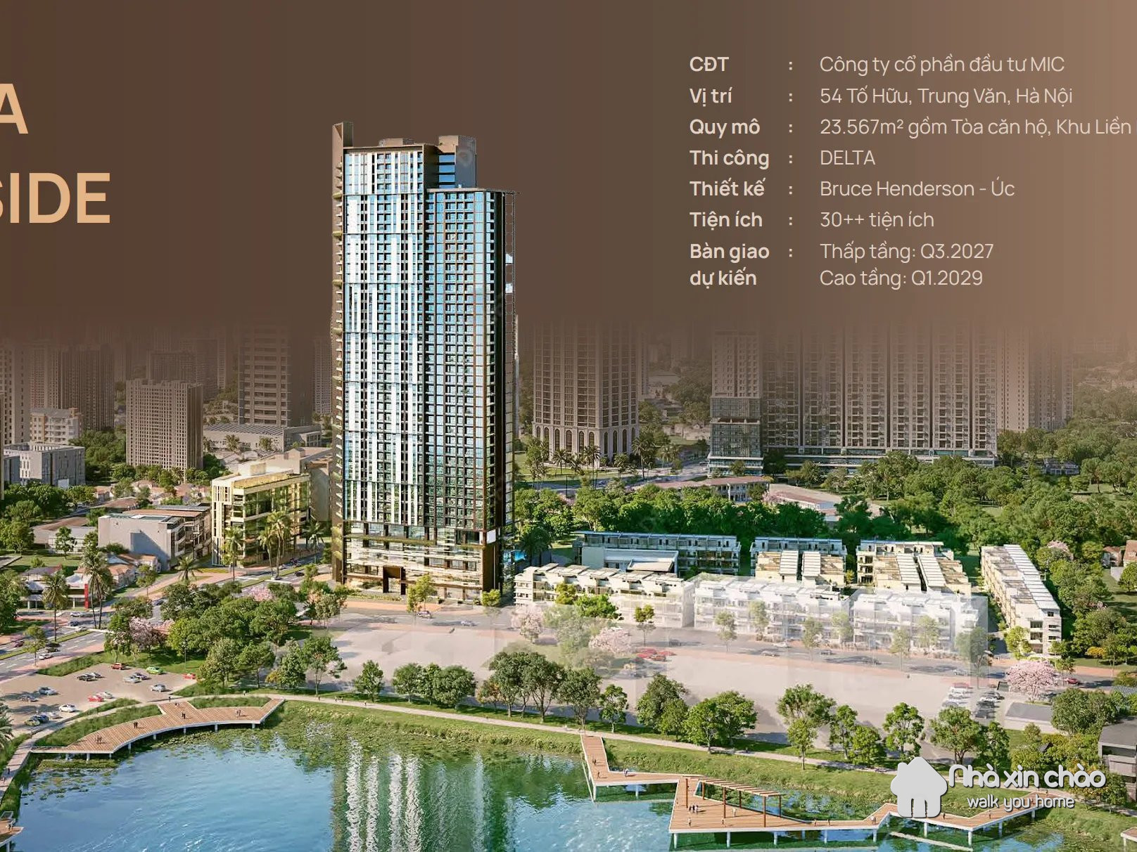 Chuyên bán căn hộ tại Iconia Lakeside 54 Tố Hữu giá tốt - quỹ căn mới và chuyển nhượng hợp đồng