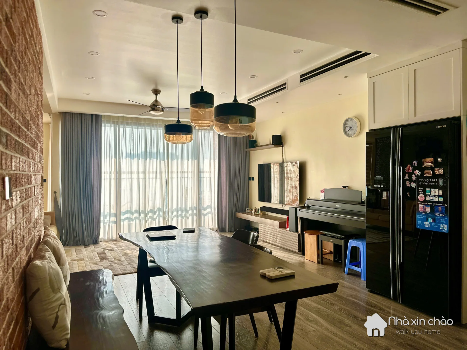Cho thuê căn hộ 3 ngủ sửa thành 2 full nội thất cao cấp tại HongKong Tower 243A Đê La Thành - Thumbnail 9